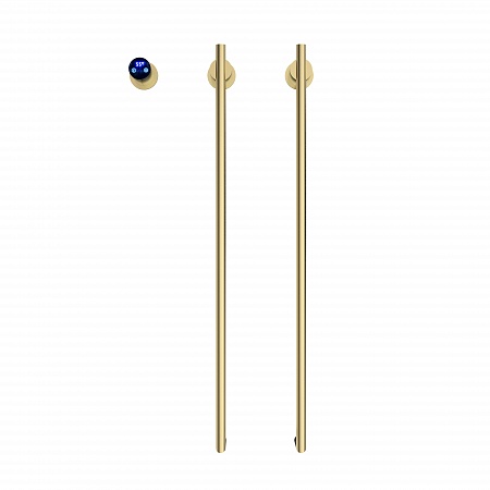 Рондо П2 350х760 электро Полотенцесушитель TERMINUS Брашированное золото Елец - фото 2